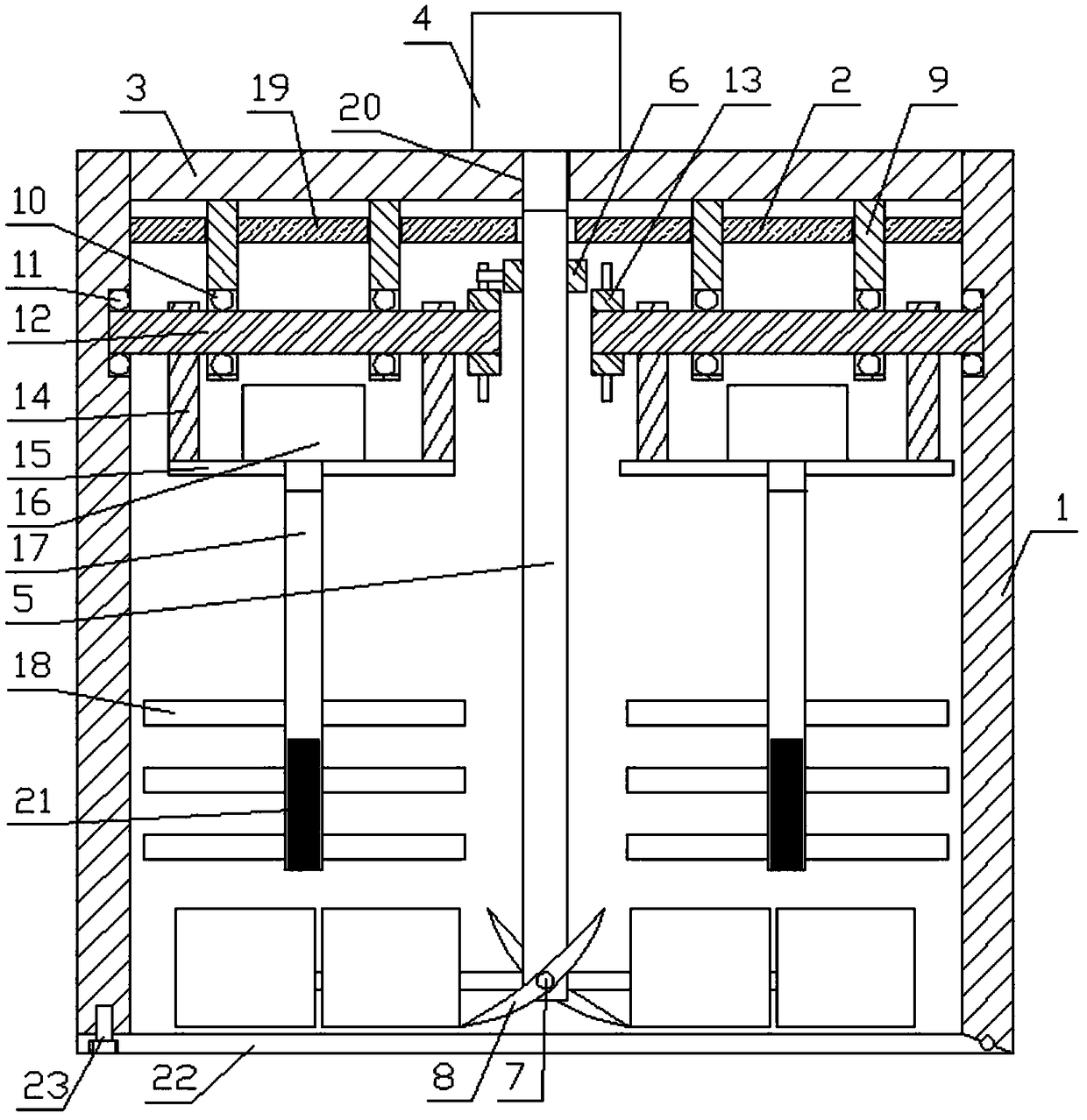 Powder mixing device