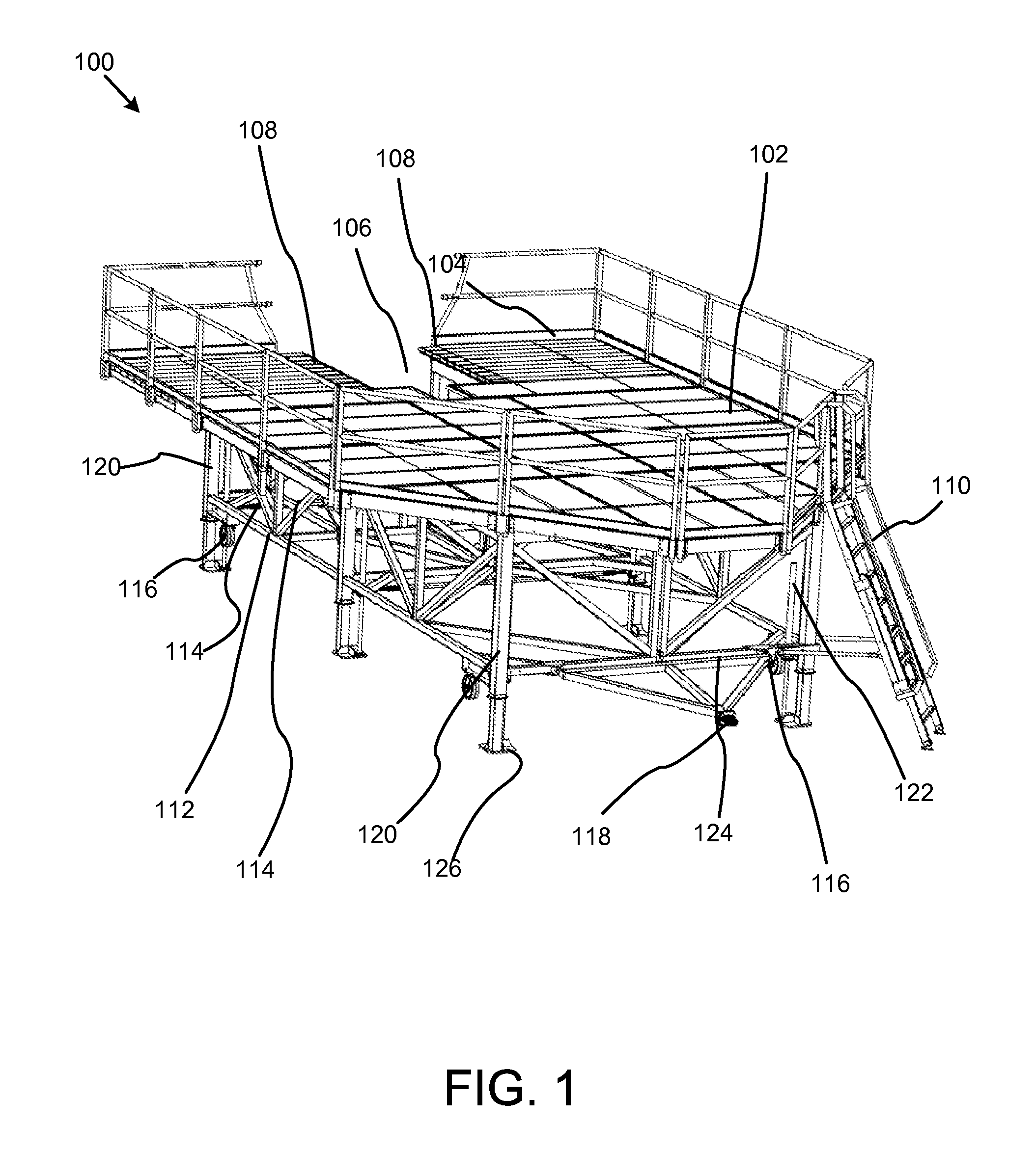 Adjustable aircraft maintenance platform for improving efficiency and safety of aircraft maintenance operations