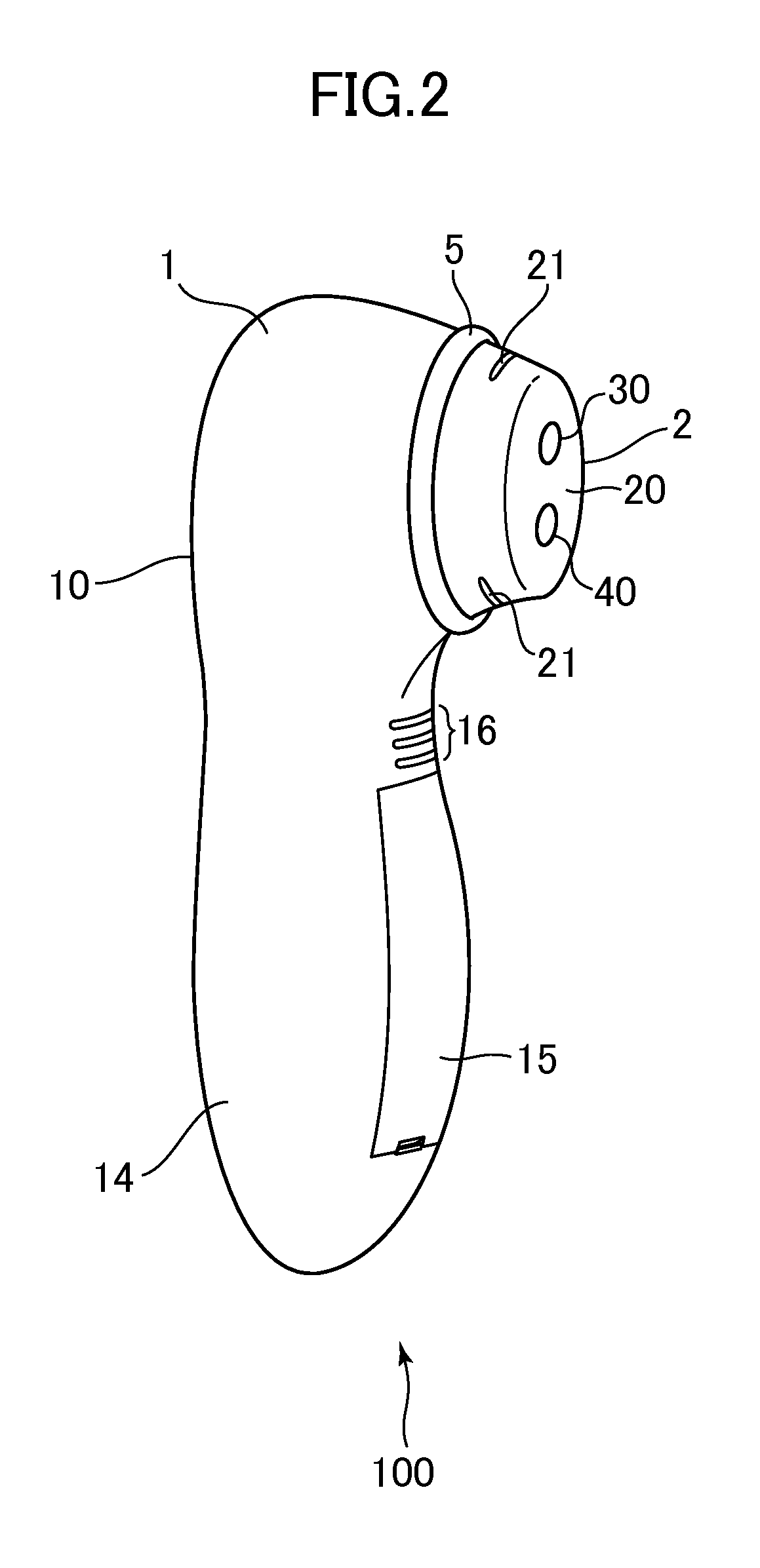 Contact type internal thermometer