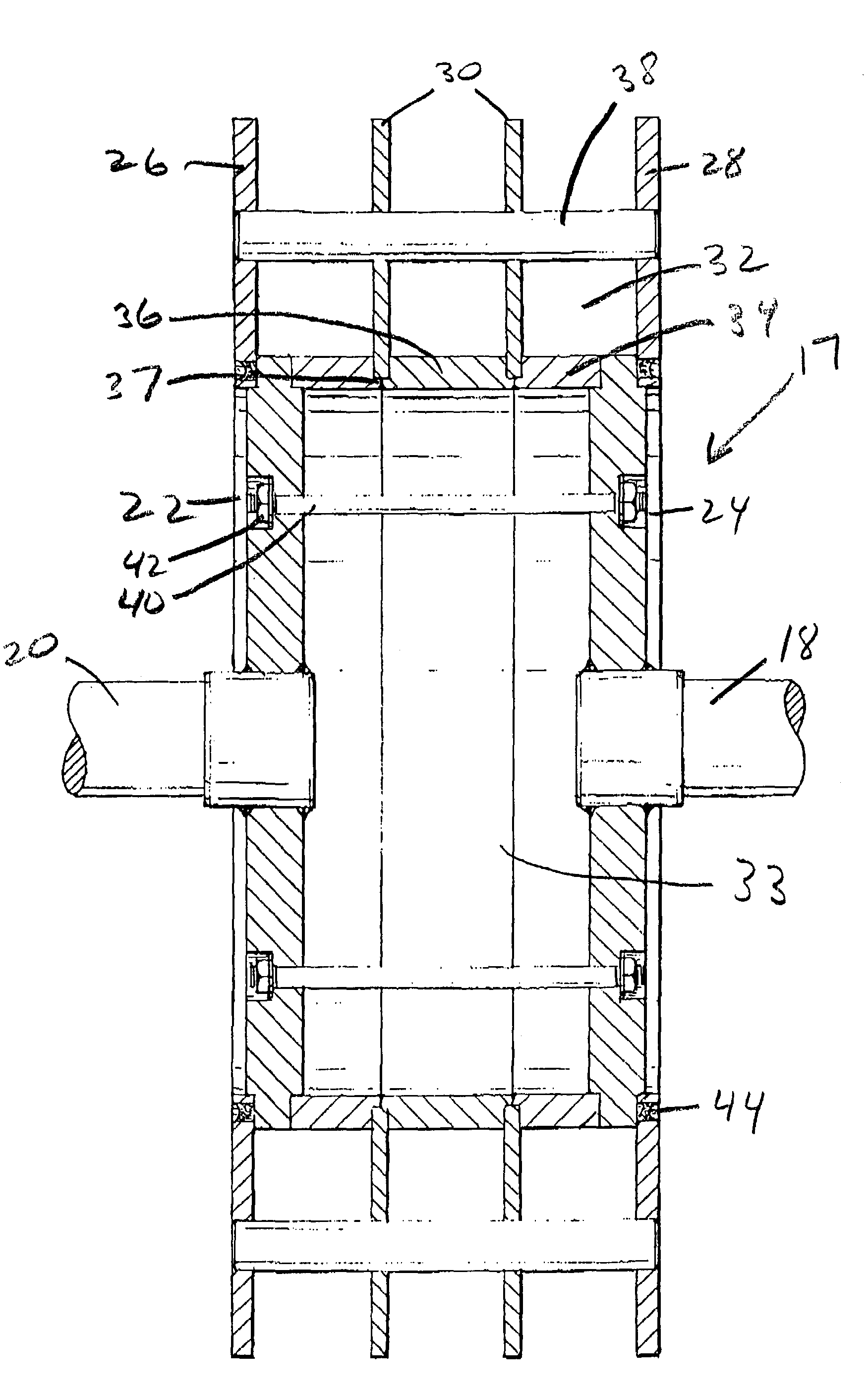 Hammermill with stub shaft rotor apparatus and method