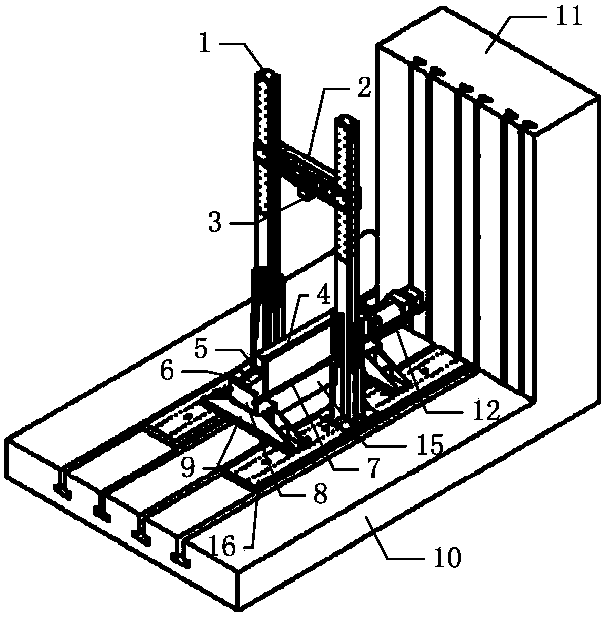 Cylindrical test specimen lateral dynamic uniform distribution load testing apparatus