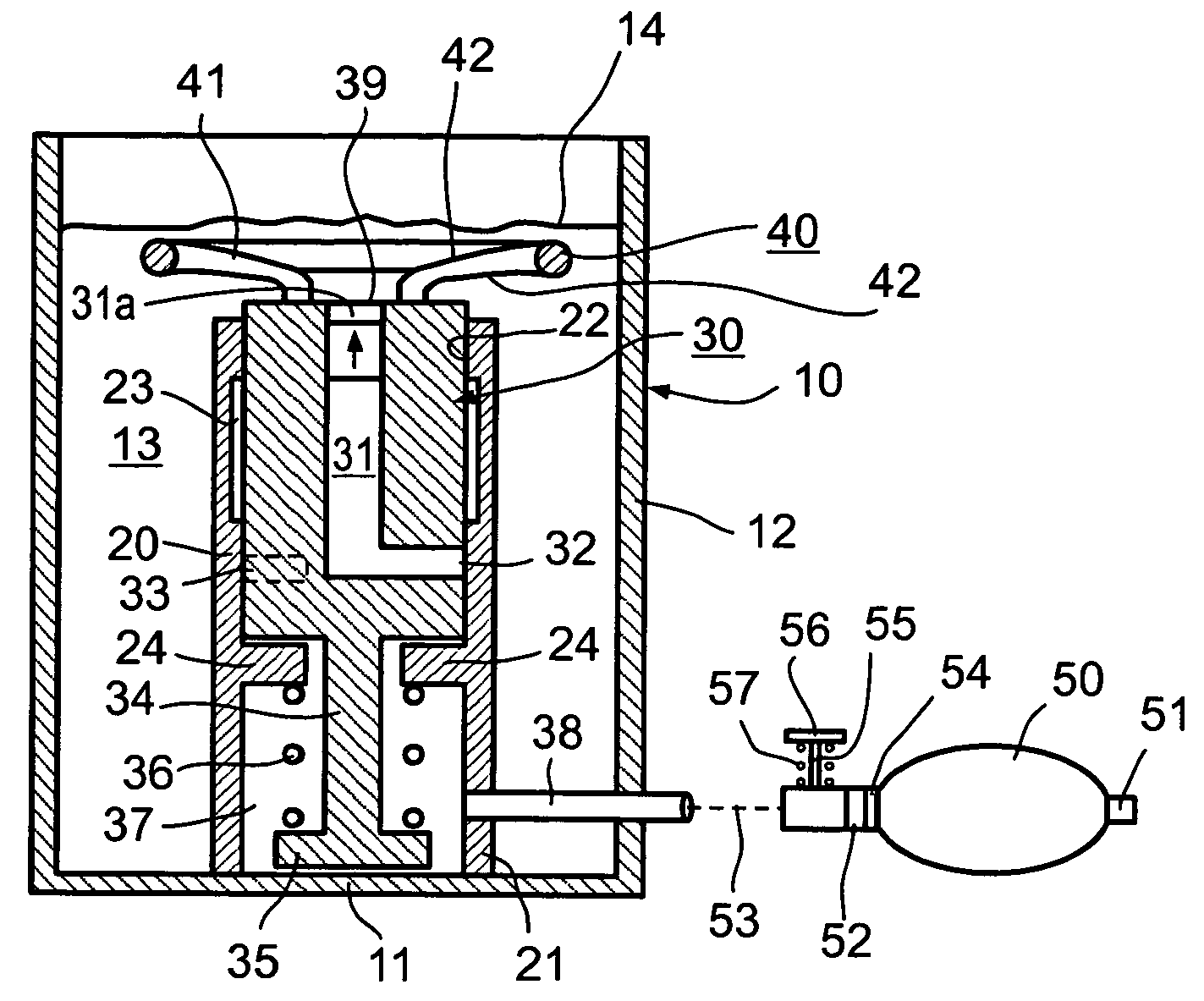 Bubble-producing devices and toy marksman kit including same