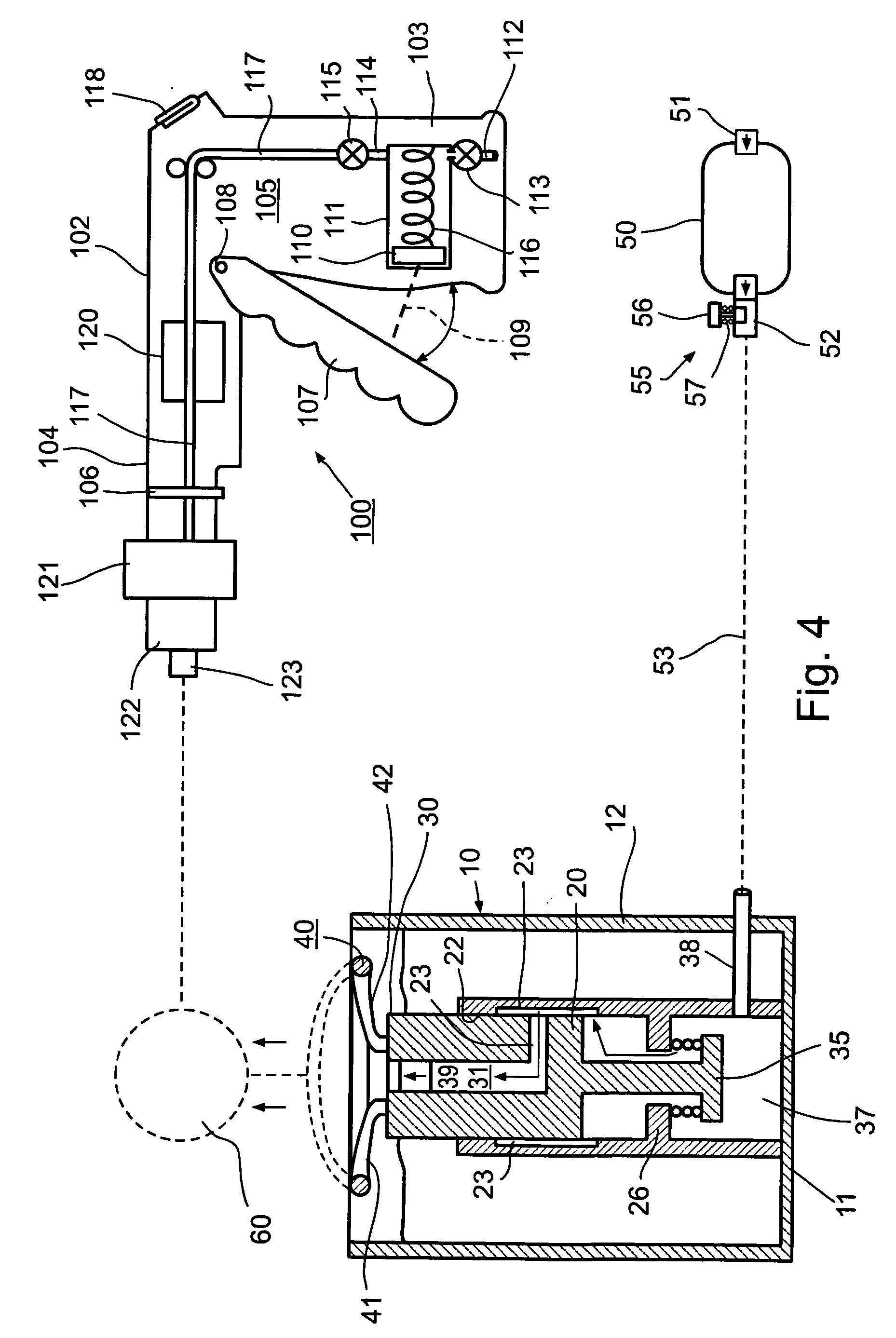 Bubble-producing devices and toy marksman kit including same