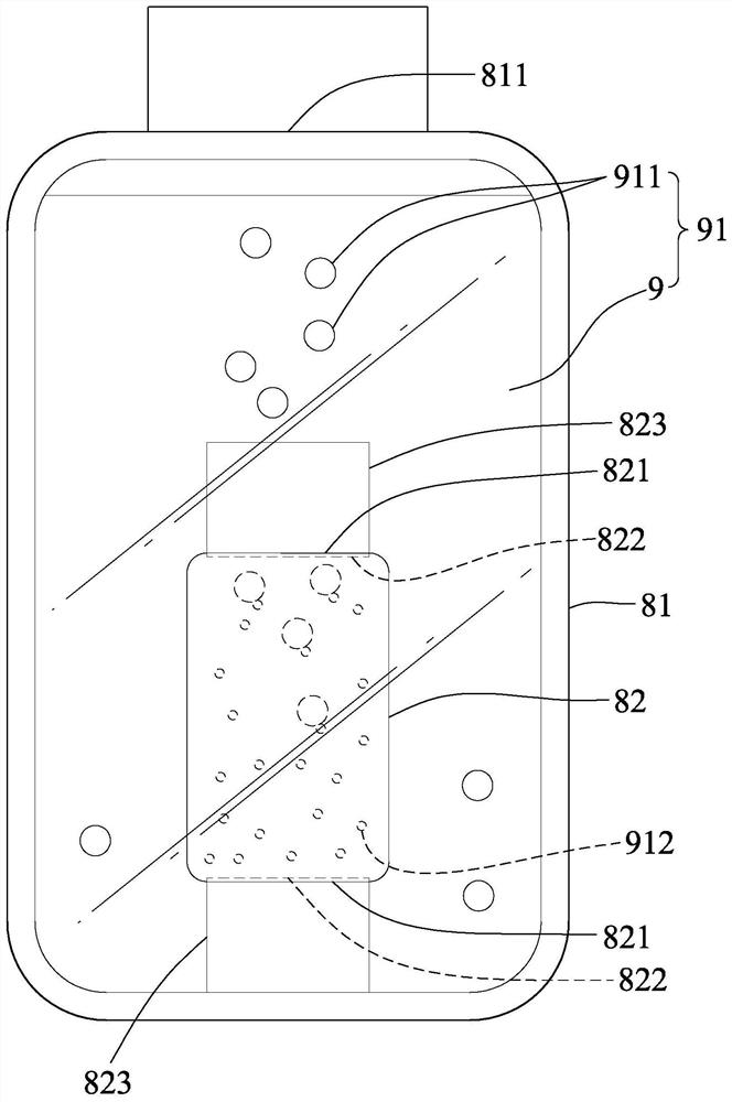 Composition of biological water, its aggregate, filter material, its filter element and its water purification system