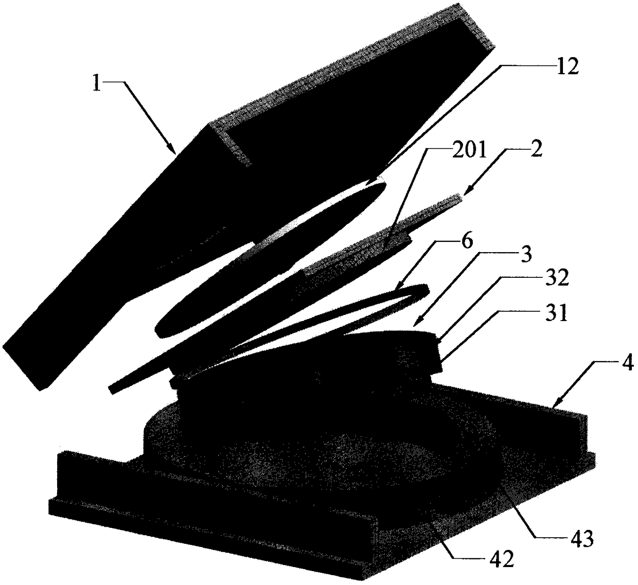 FRP-constrained basin-shaped rubber support