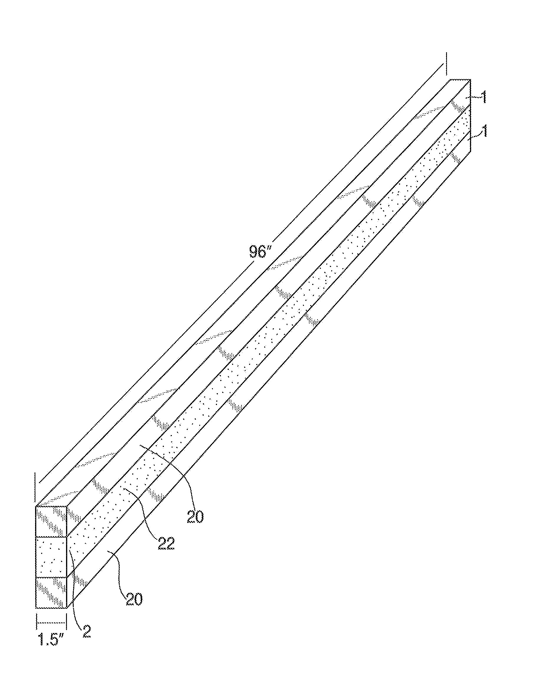 Adhesion Enhanced Insulated Framing Member