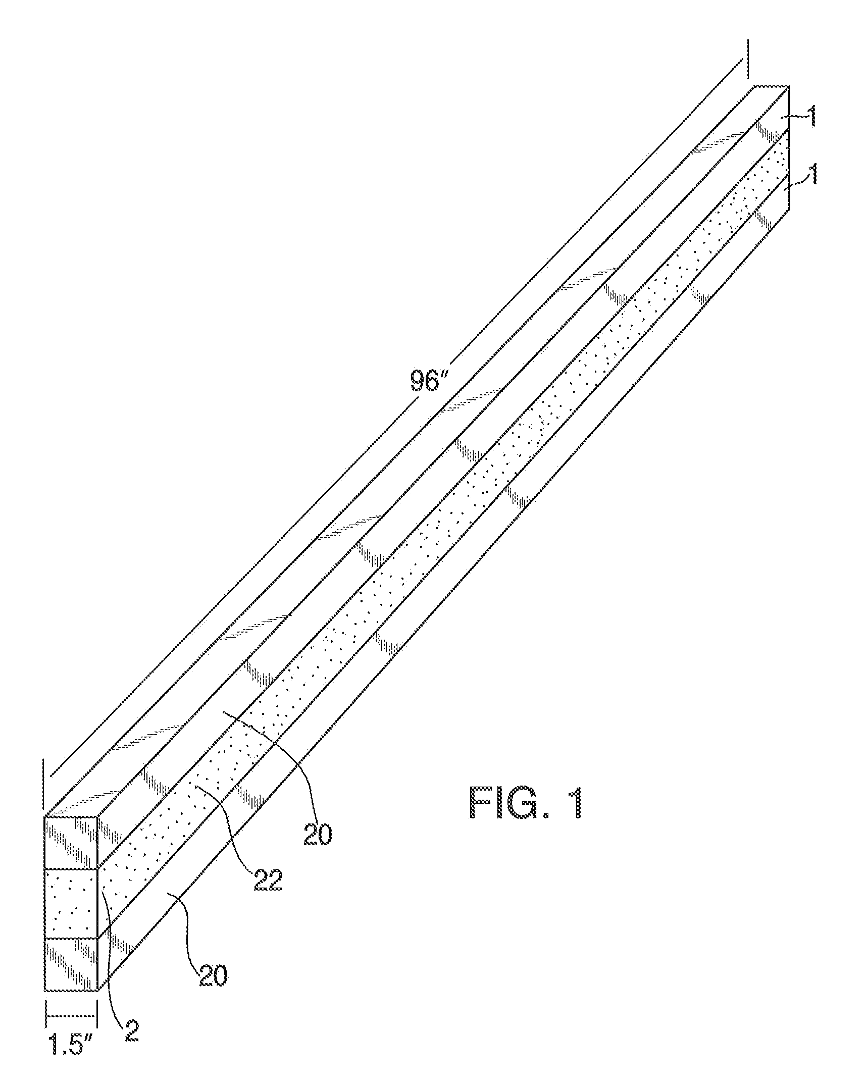 Adhesion Enhanced Insulated Framing Member