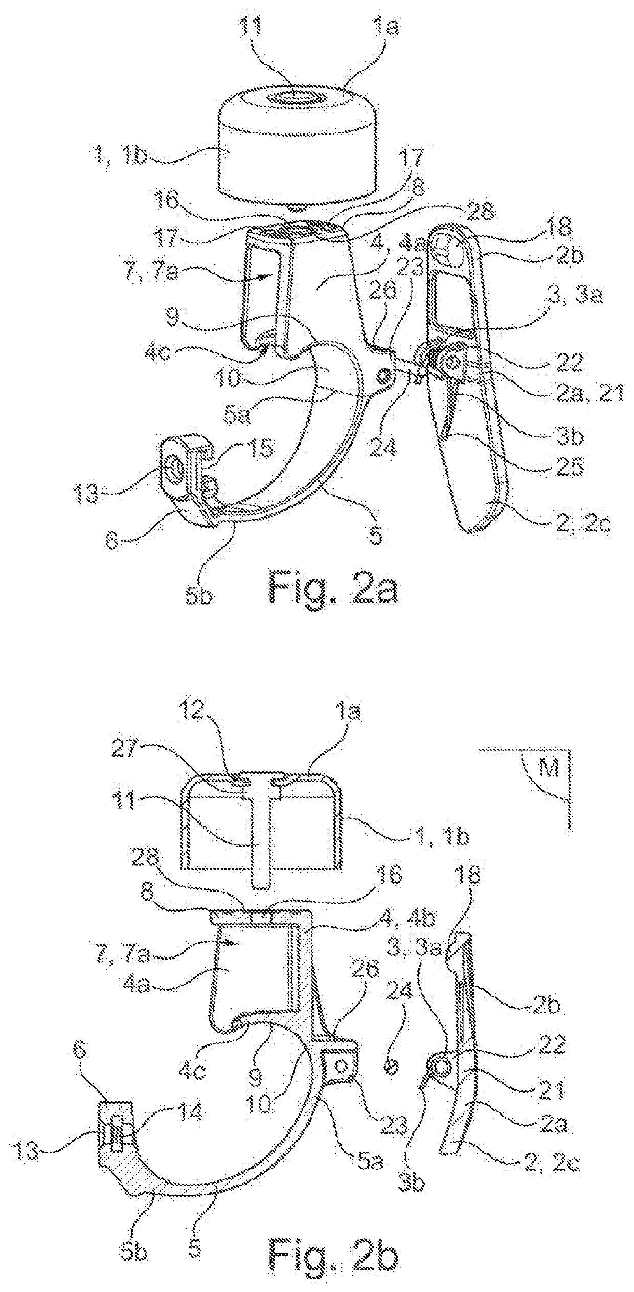 Percussive bell to be attached to a bicycle handlebar