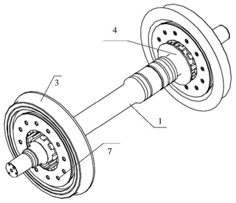 Rail transit vehicle and wheel set system and control method thereof