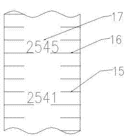 A ship draft and river water level measurement system with special shrinking amplitude and water gauge