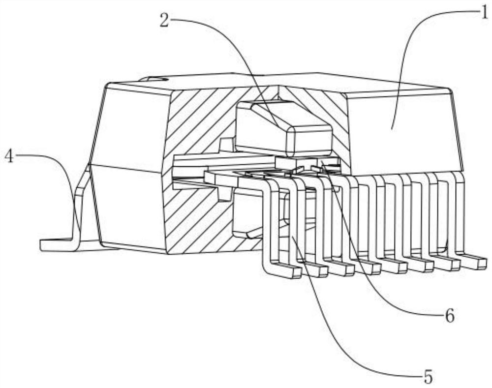 Integrated chip type current sensor and manufacturing method thereof