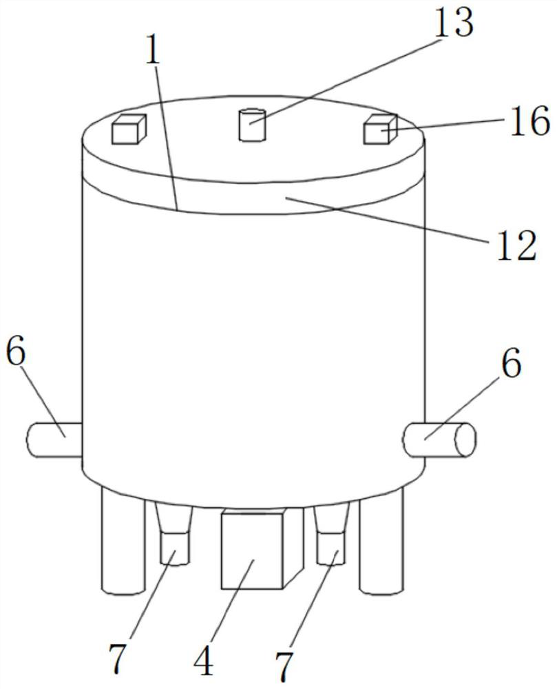 Miniature sludge solid-liquid separation device