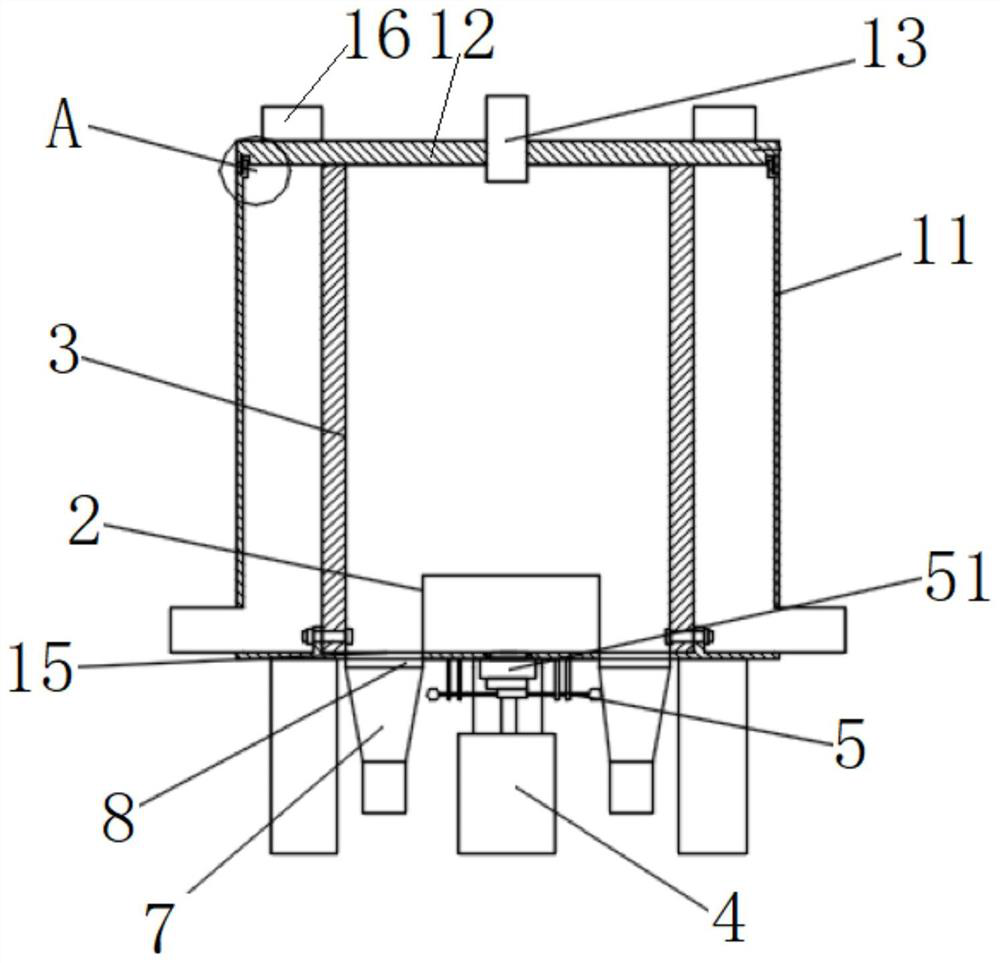 Miniature sludge solid-liquid separation device