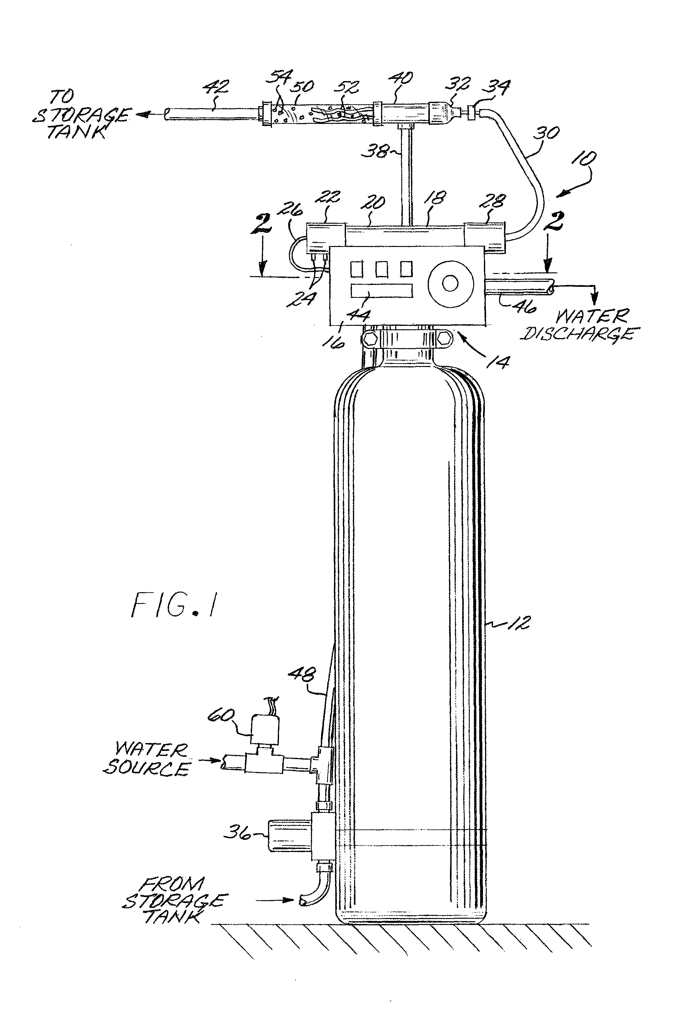 Ozonating water treatment and filtration apparatus