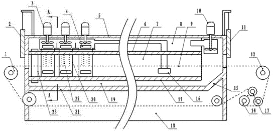 Mesh belt glass bottle annealing furnace