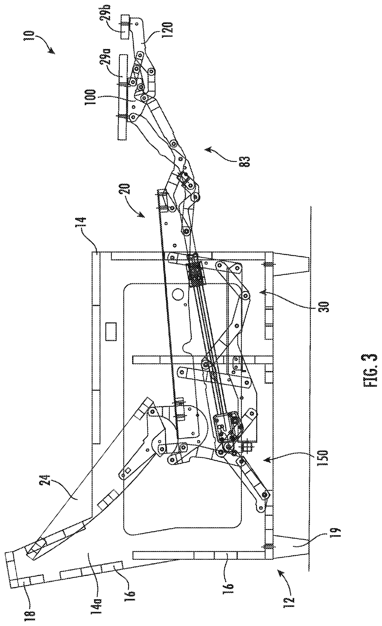 Reclining seating unit with wall-proximity capability