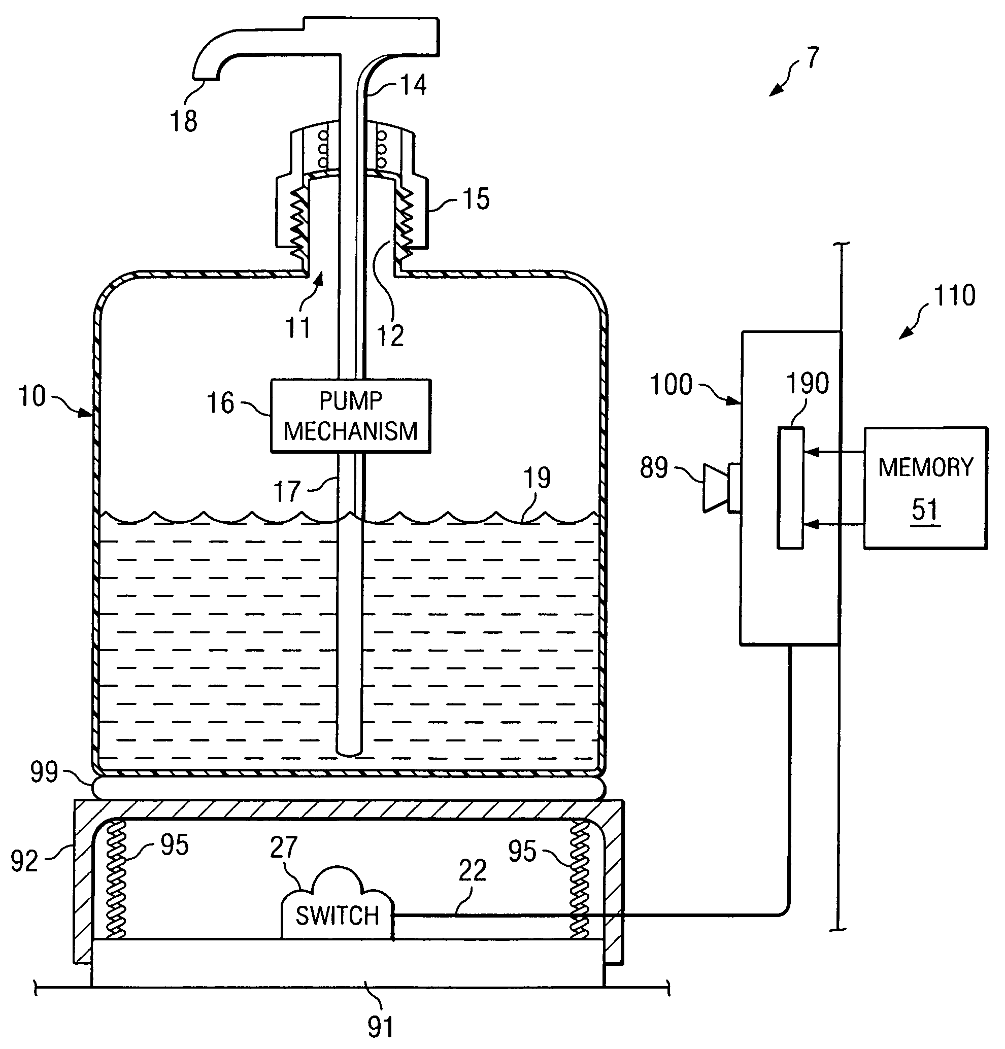 Entertaining or advertising hygiene apparatus