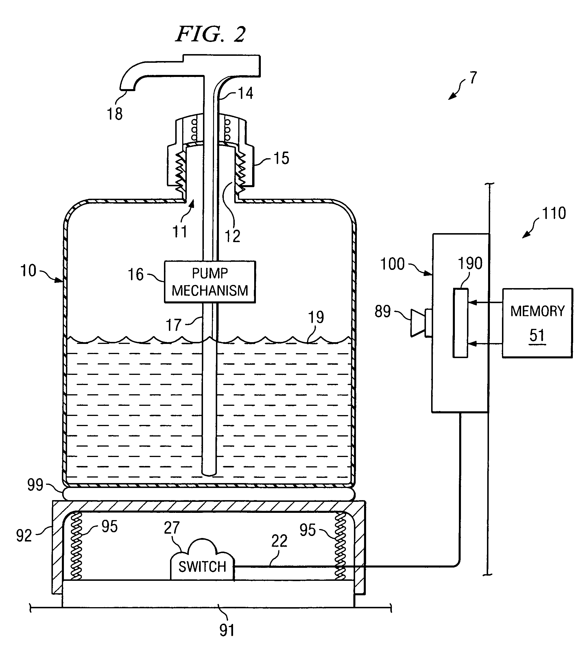 Entertaining or advertising hygiene apparatus