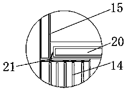 Integral vibration type down screening machine for down processing