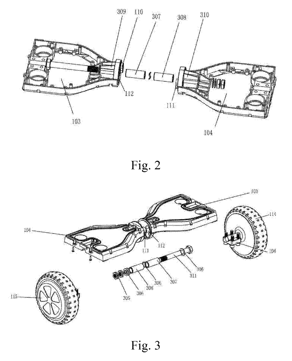 Smart balance wheel with bolt-shaft structure