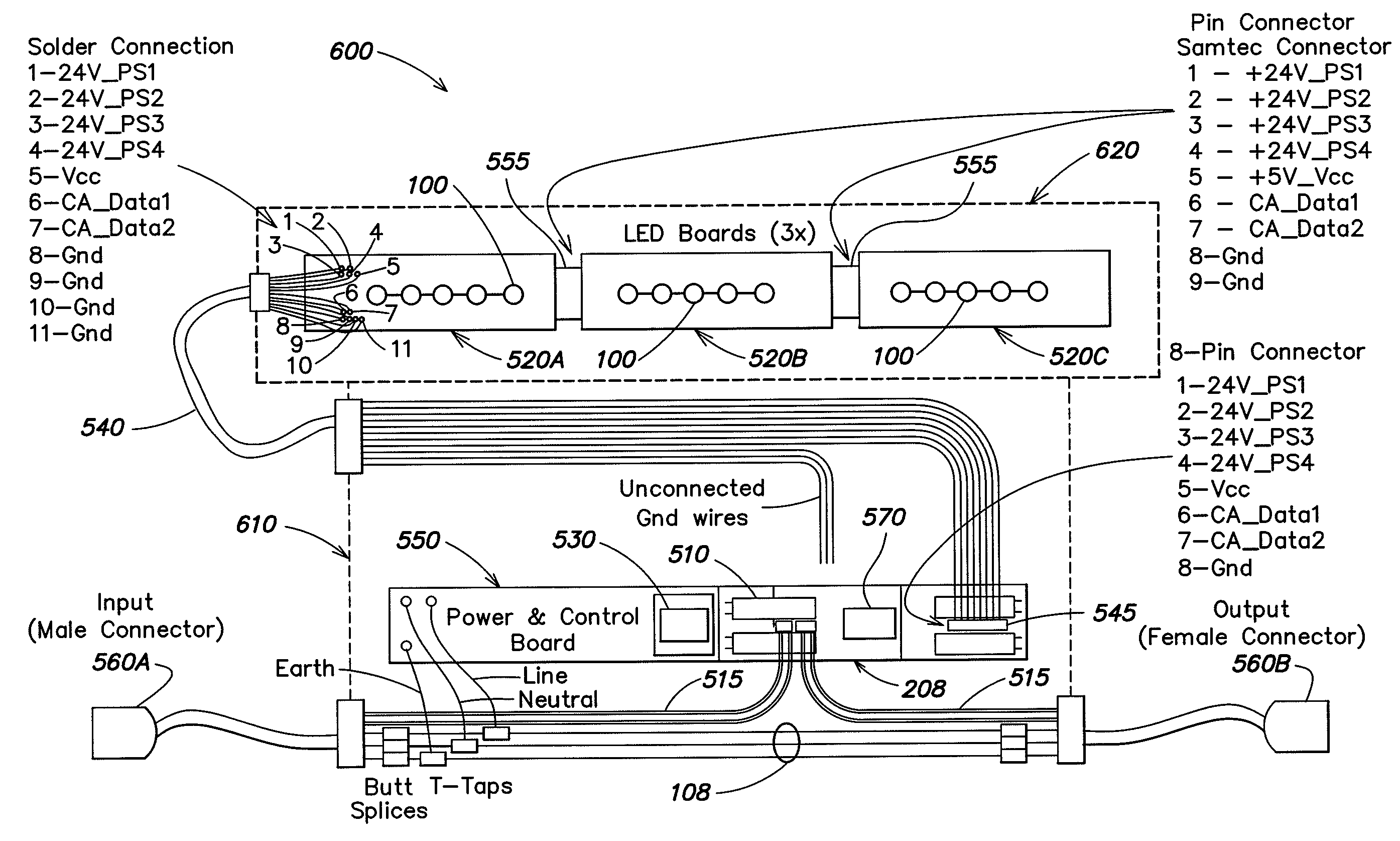 Networkable LED-based lighting fixtures and methods for powering and controlling same