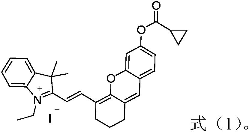 Near-infrared hemicyanine-based fluorescent probe for detecting butyrylcholinesterase, preparation method and applications thereof