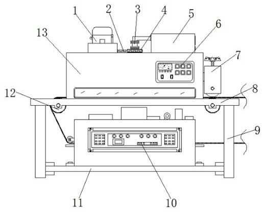 Printing machine with good drying effect