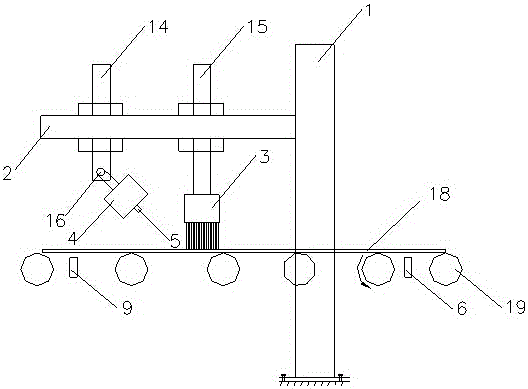 Mould-proof isolation powder pretreatment device and method for glass film plating production line