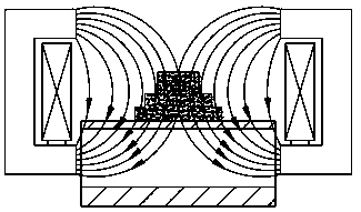 High frequency induction heating assisted cold spraying deposition metal 3D printing method and device