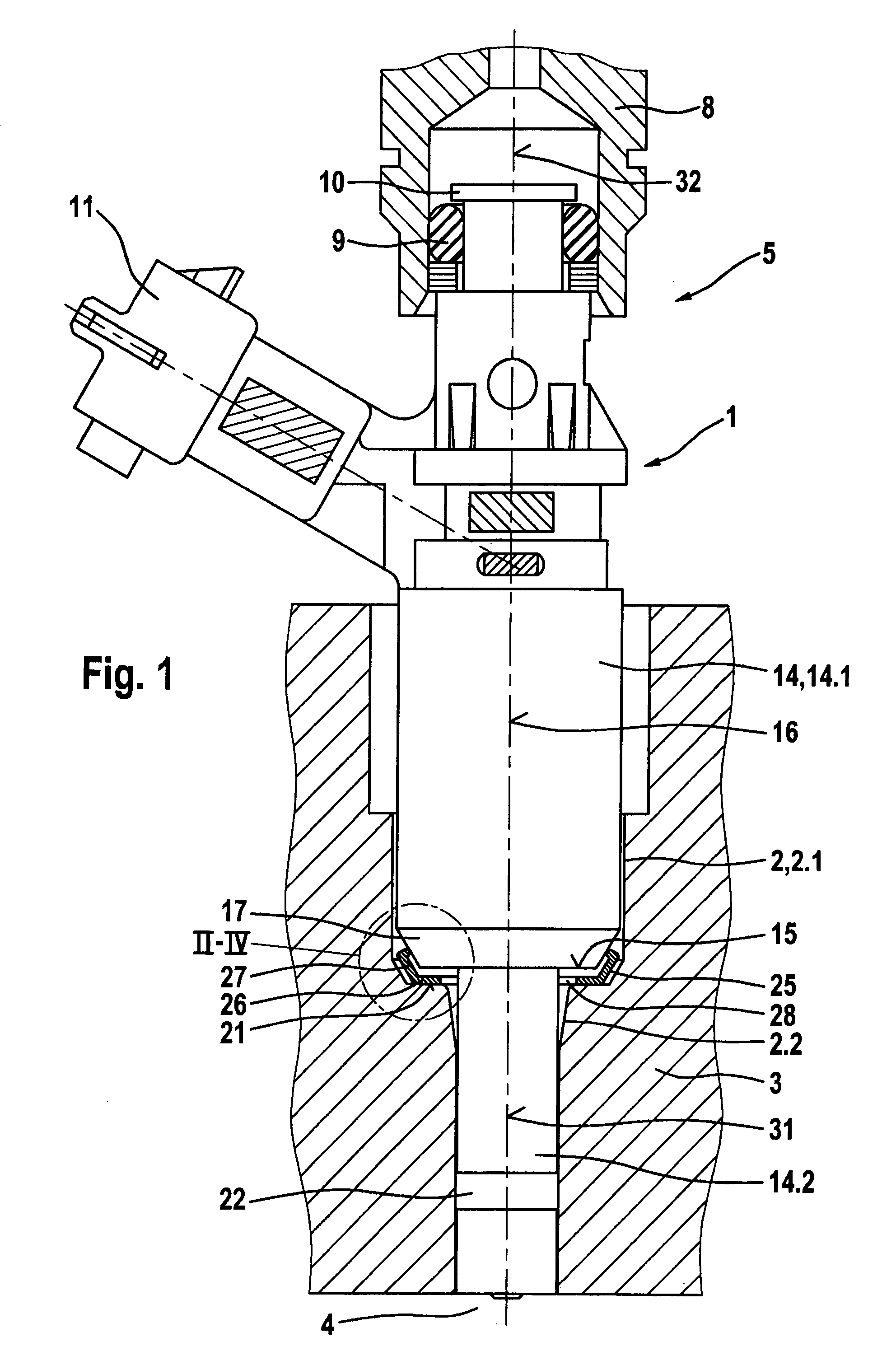 Damping element for a fuel injection valve