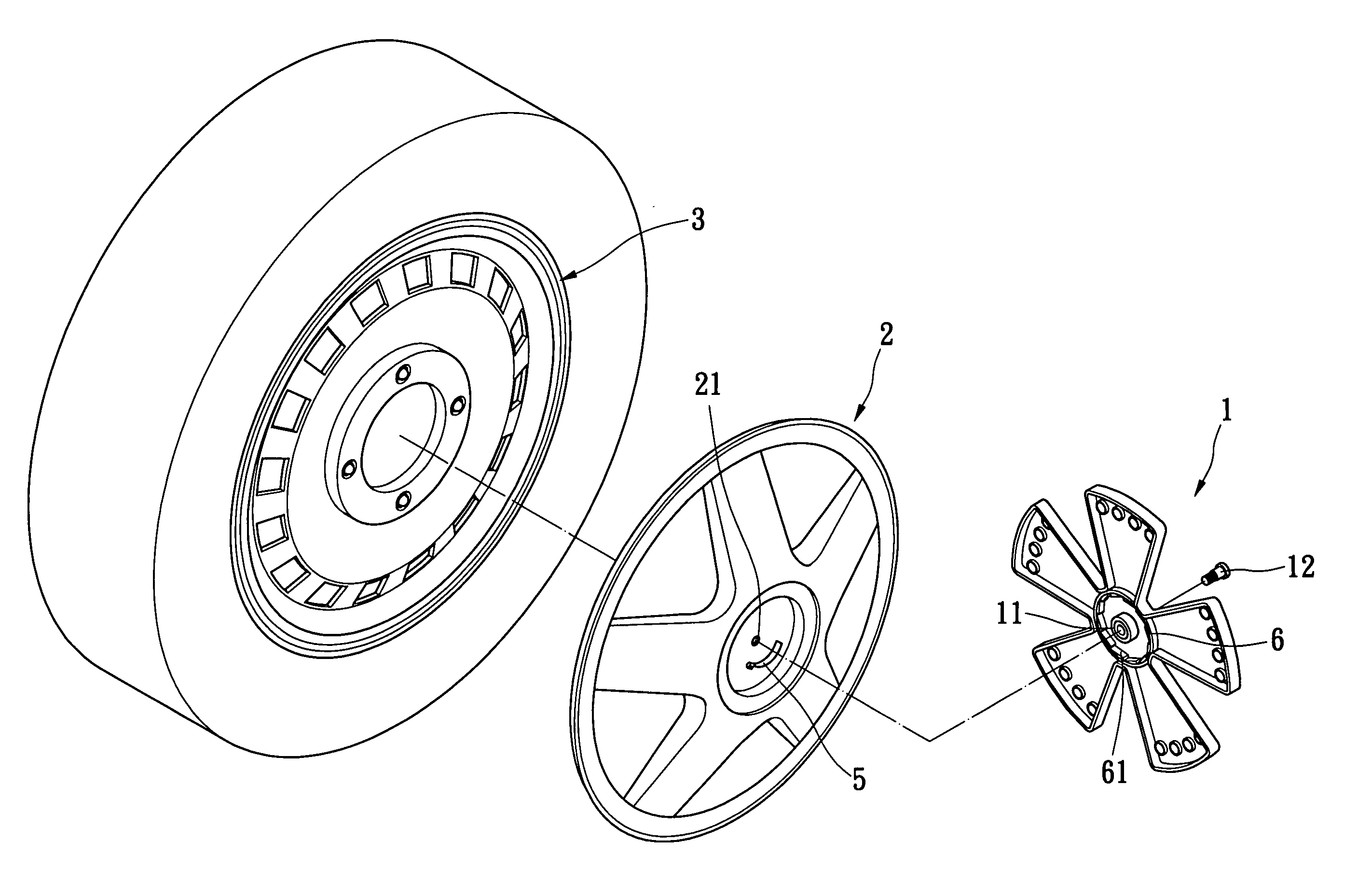 Wheel frame re-equipping mechanism with a rotatable blade