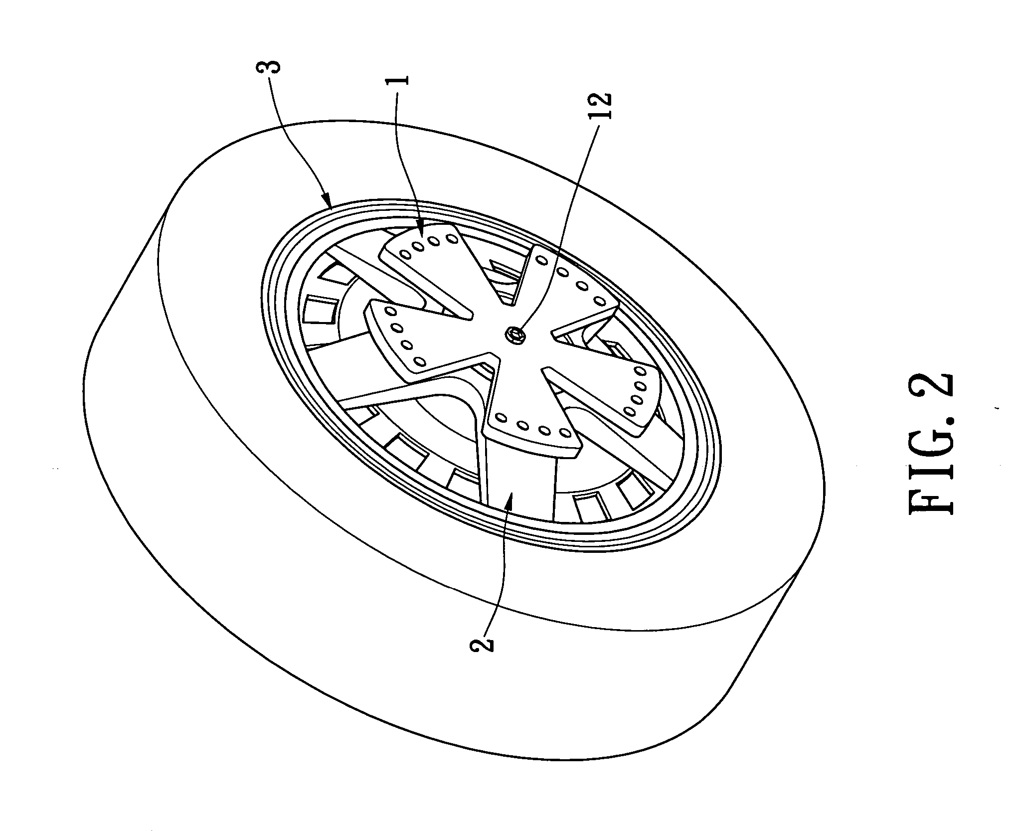 Wheel frame re-equipping mechanism with a rotatable blade