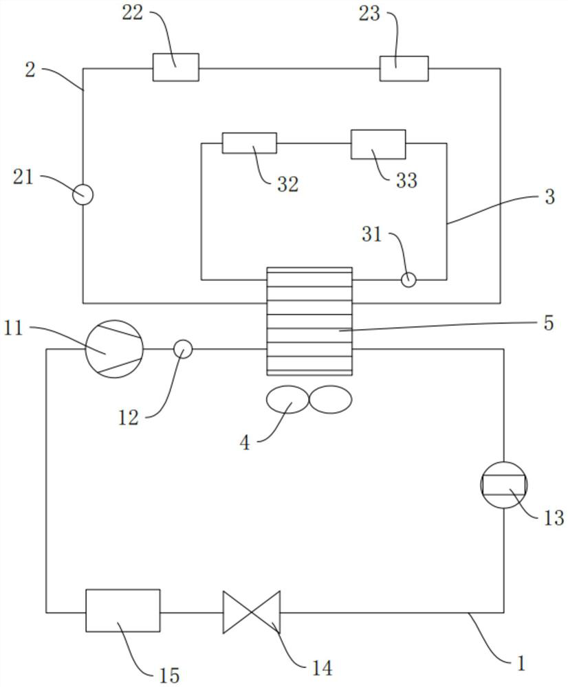 Cab air conditioning system, control method thereof and engineering machinery