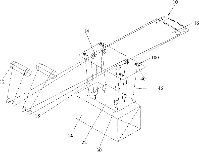 Cut cable protection device and hoisting equipment provided with same