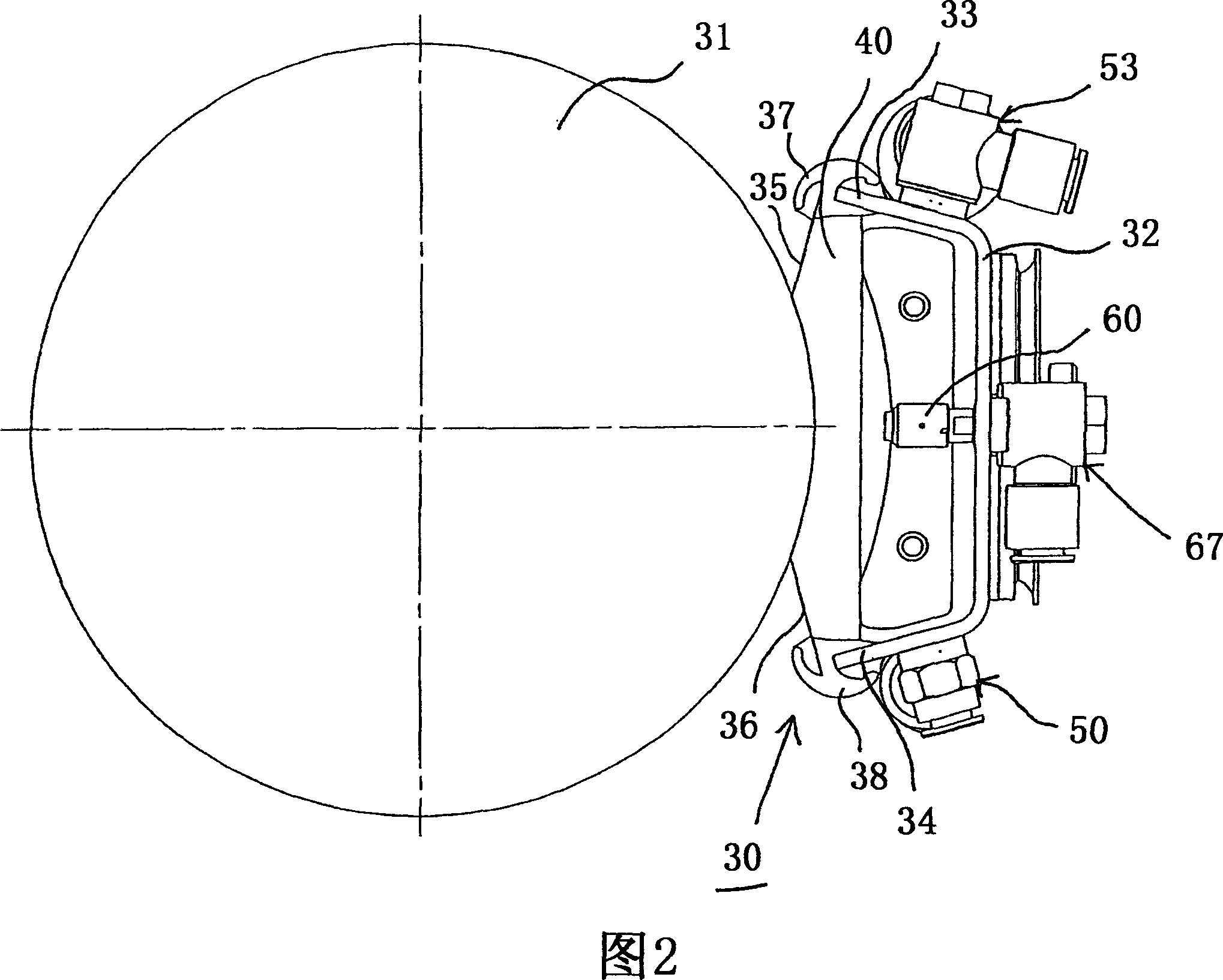 Device and method for chambered doctor blade