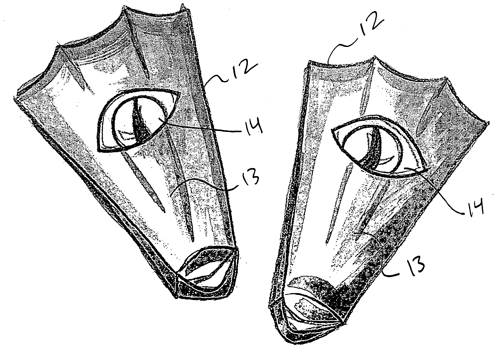 Device and method for dissuading predators through startle response instinct