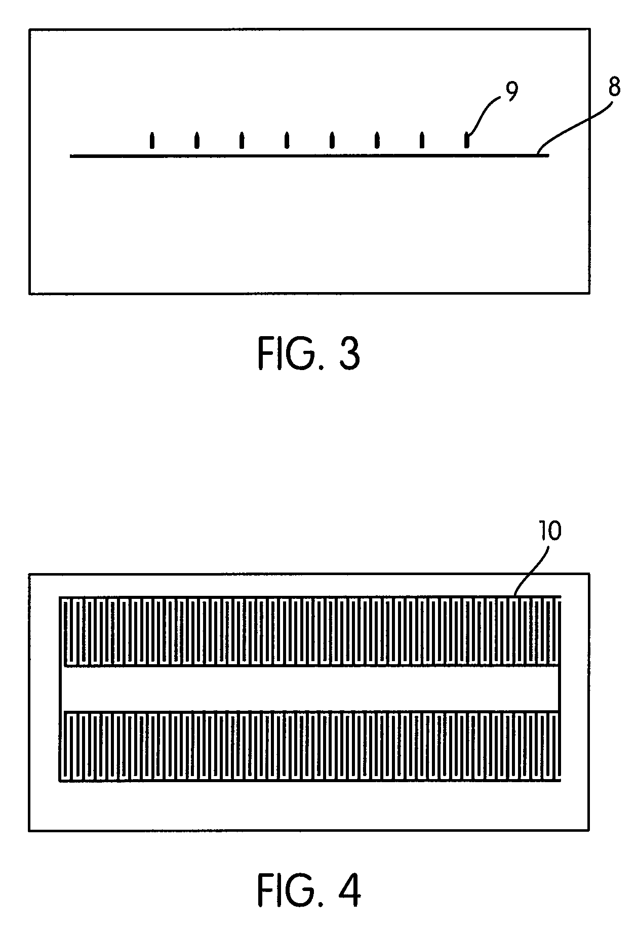 Miniature sensor chip, especially for finger print sensors