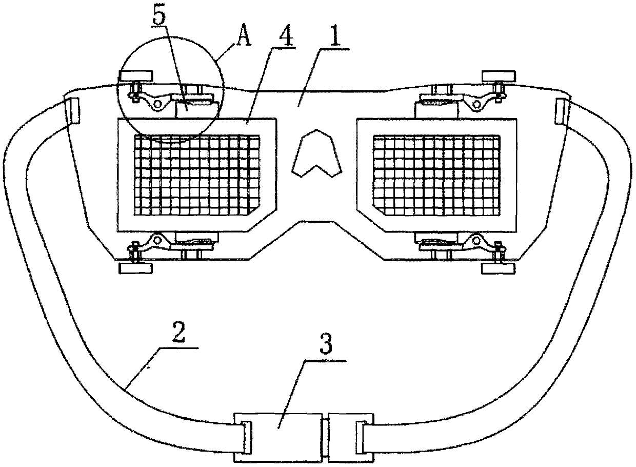 Eye rehabilitation training device