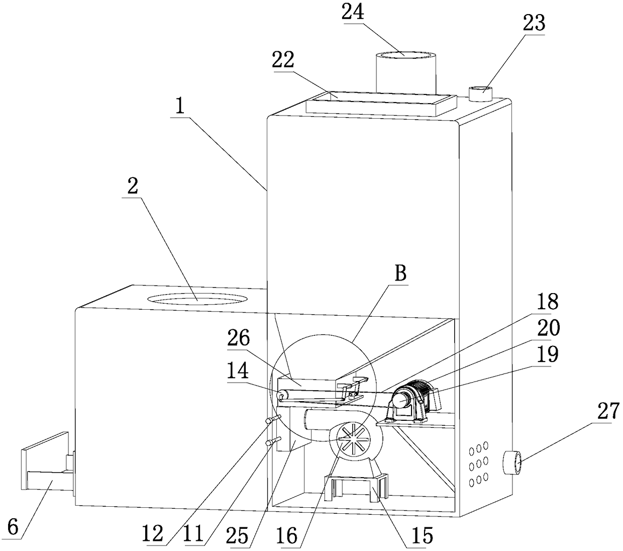 Automatic feeding heating stove capable of combusting multiple kinds of fuel