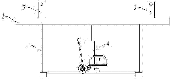 Spring steel plate stacking device