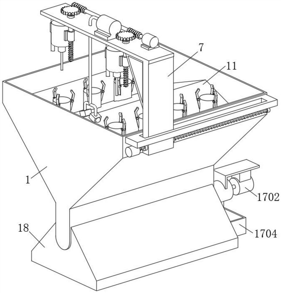 Industrial robot with automatic cleaning function