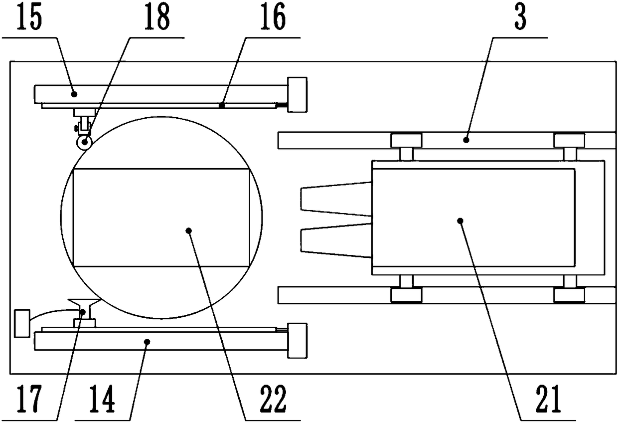 Sand core assembling device in casting process