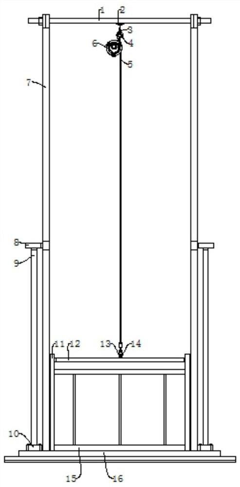 Anti-falling hydraulic lifting mechanism and equipment