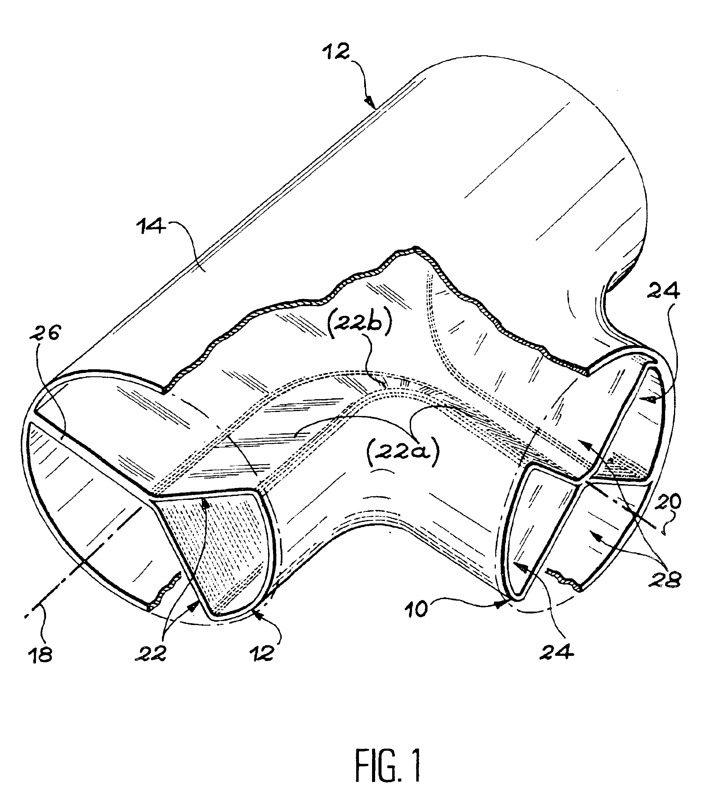 Thin walled compartmented tubular structure and its manufacturing process