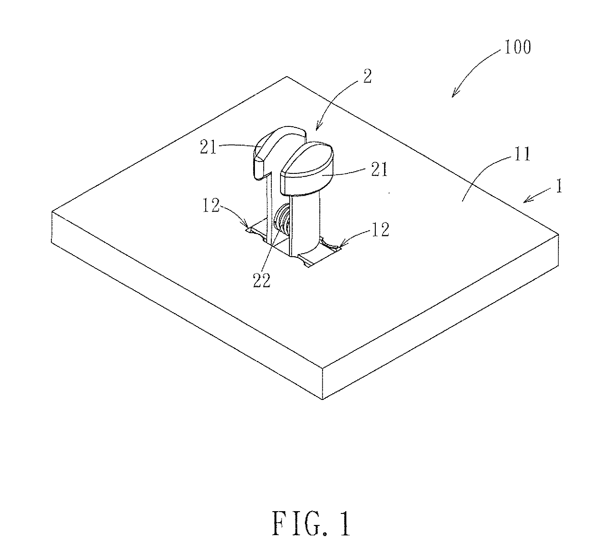 Retaining module and component assembly having the same