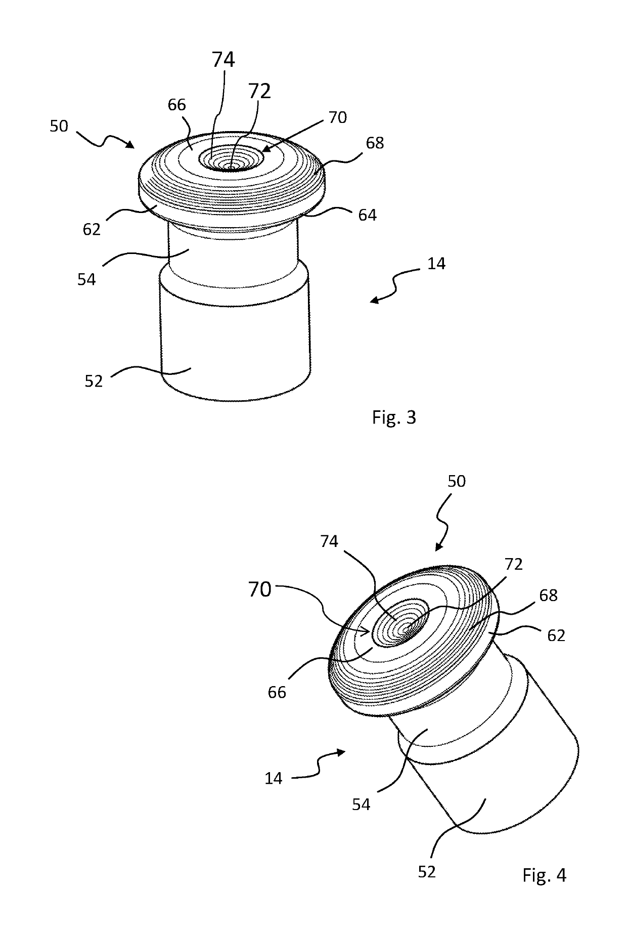 Punch for a rotary press