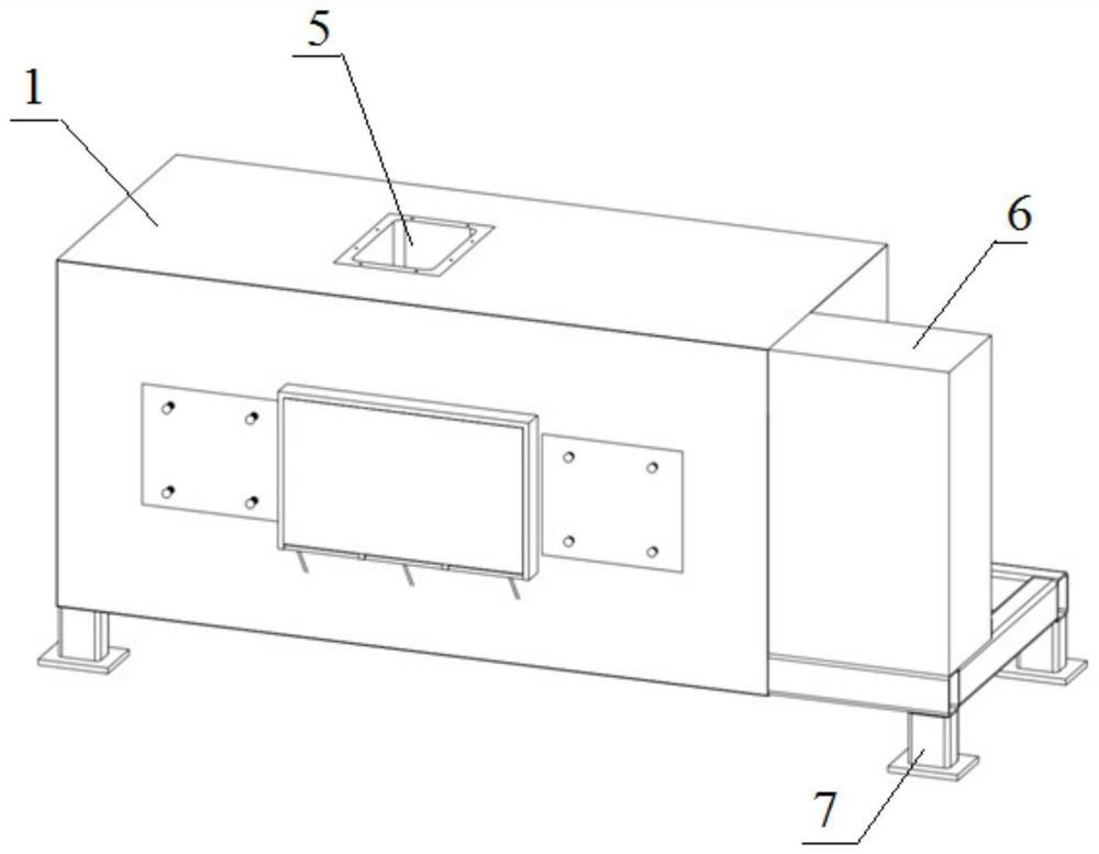 MZ-1 type neutron online coal quality analyzer and relative measurement method