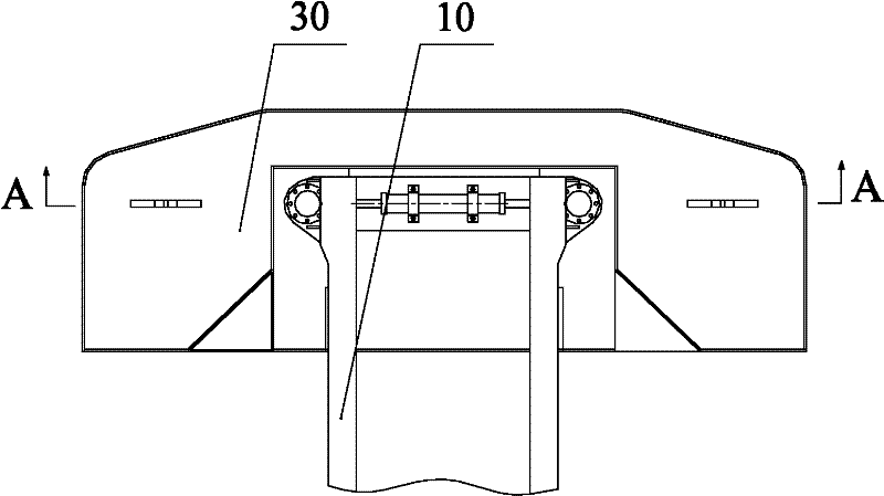 Balance weight loading and unloading mechanism for crane as well as crane and loading and unloading method for balance weight