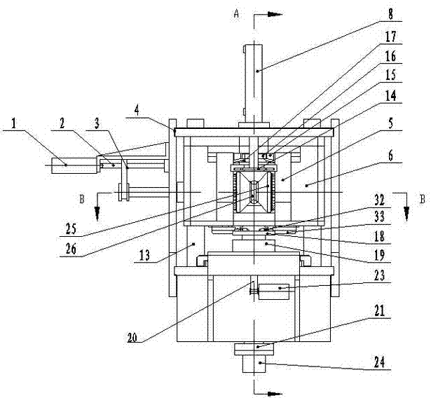 Corner drawing forming and both edge correcting device