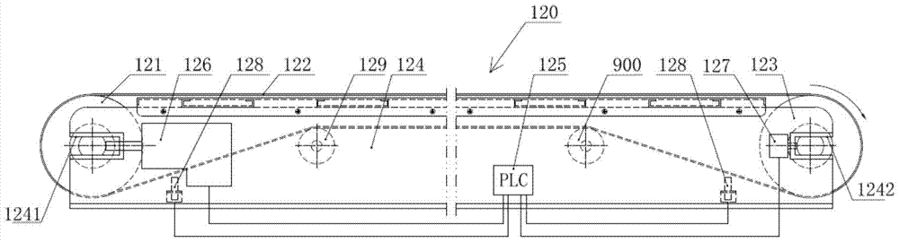 Differential speed conveyor security inspection system